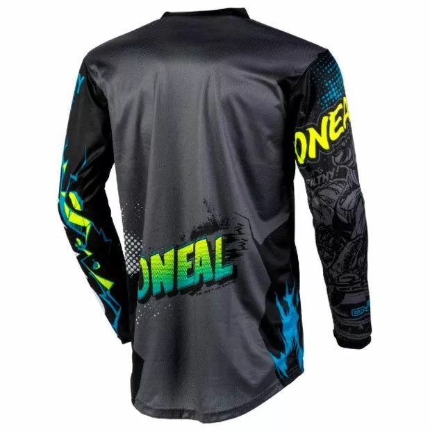 Oneal 2023 Element Villain Grey Jersey - Unisex - Small - Adult - Grey 4 Oneal 2023 Element Villain Grey Jersey - Unisex - Small - Adult - Grey - Image 2