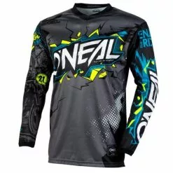 Oneal 2023 Element Villain Grey Jersey - Unisex - Small - Adult - Grey