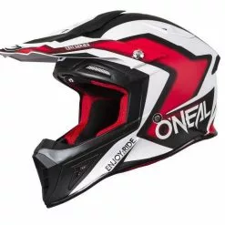 Oneal 10 Series Flow True Matte Helmet - Red/White/Black - XL