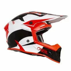 Oneal 10 Series Icon Red/White/Black Helmet - Red - Medium - Adult