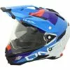 #ONEAL SIERRA DUAL SPORT HL EDGE WT/RED/BU XS 2 #ONEAL SIERRA DUAL SPORT HL EDGE WT/RED/BU XS -Outlet Helmets Store 0815301