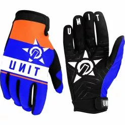Unit Scope Gloves - Blue/Red - 2XL
