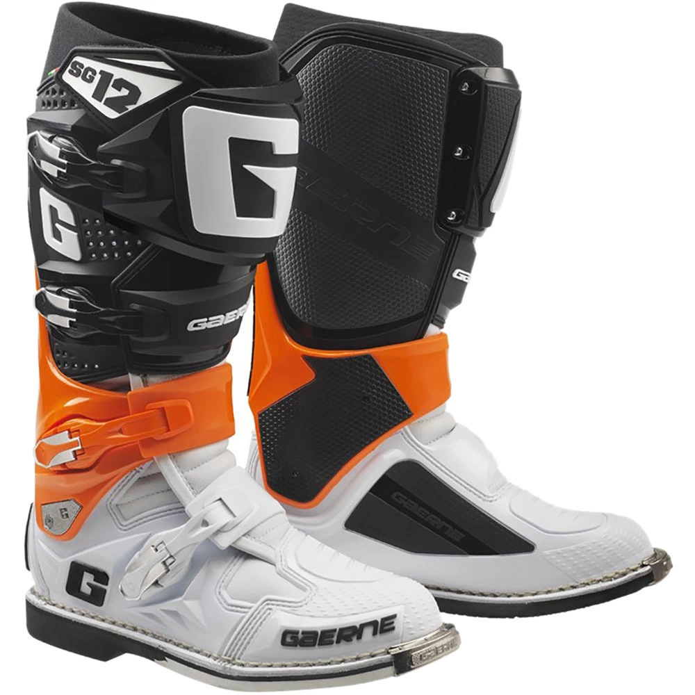 Gaerne SG-12 Boots - Orange/Black/White - 46 3 Gaerne SG-12 Boots - Orange/Black/White - 46