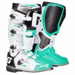 Gaerne SG-10 White Green Boots - White - 45 - Adult