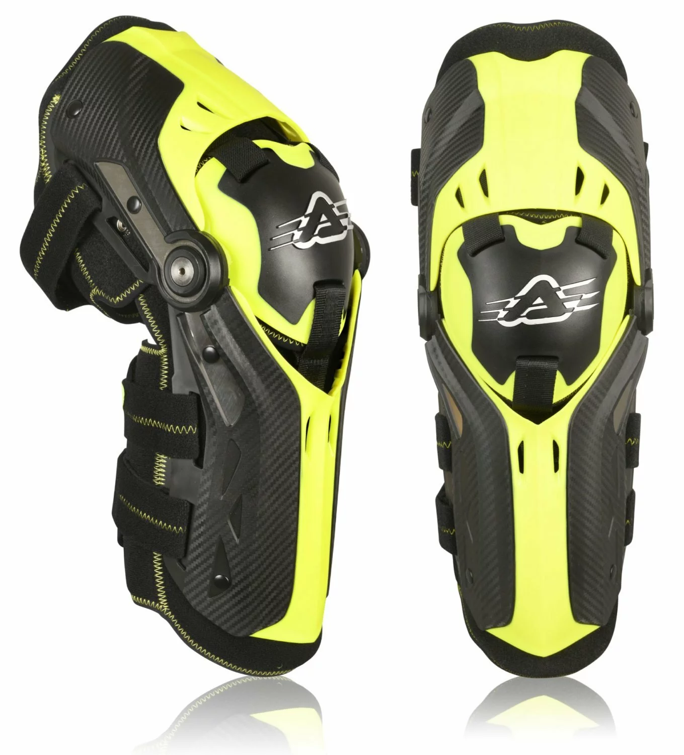 ACERBIS KNEE GUARD BRACE GORILLA BLACK YELLOW 3 ACERBIS KNEE GUARD BRACE GORILLA BLACK YELLOW