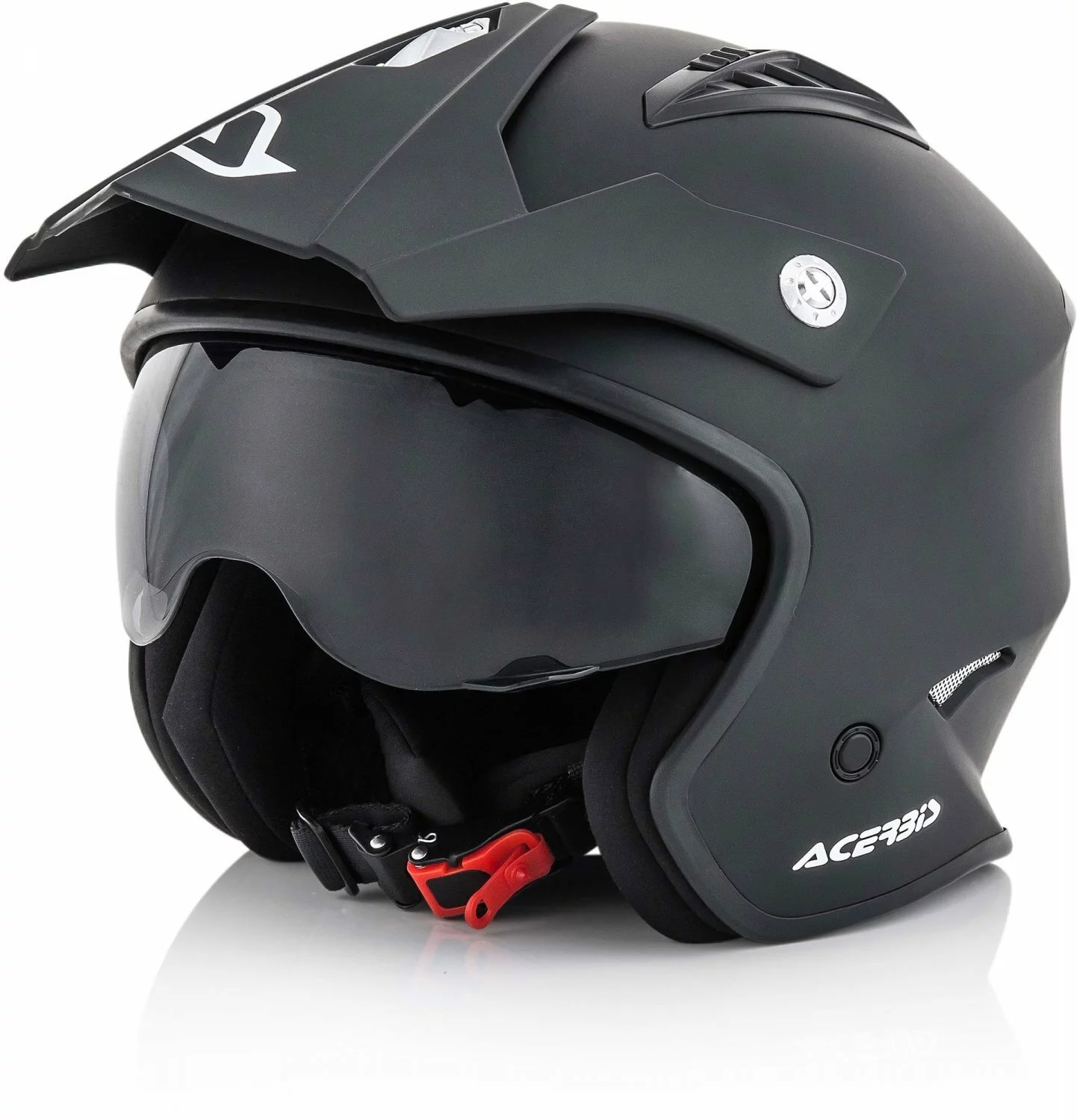 ACERBIS JET ARIA HELMET BLACK MEDIUM 3 ACERBIS JET ARIA HELMET BLACK MEDIUM