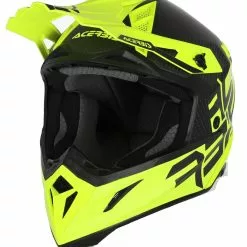 ACERBIS HELMET STEEL CARBON YELLOW/BLACK SMALL