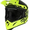 ACERBIS HELMET STEEL CARBON YELLOW/BLACK MEDIUM -Outlet Helmets Store 23424.063.064