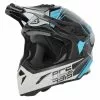 ACERBIS HELMET STEEL CARBON WHITE/BLUE SMALL -Outlet Helmets Store 23424.893.062