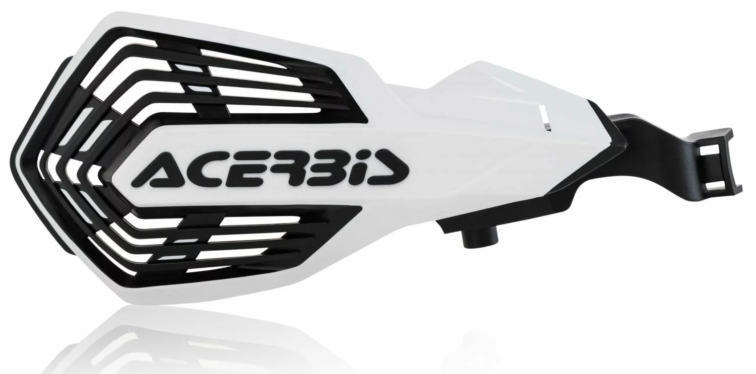 ACERBIS HANDGUARDS K-FUTURE WHITE BLACK 3 ACERBIS HANDGUARDS K-FUTURE WHITE BLACK
