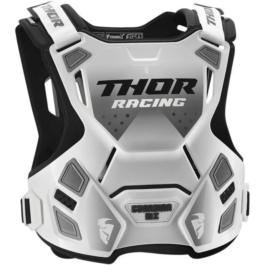 Thor Guardian MX White Black Protector - Unisex - Medium/Large 3 Thor Guardian MX White Black Protector - Unisex - Medium/Large