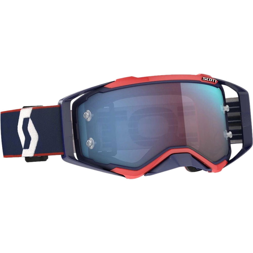 Scott Prospect Retro Blue Red Blue Chrome Goggles 3 Scott Prospect Retro Blue Red Blue Chrome Goggles
