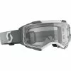Scott Fury Clear White Grey Goggles -Outlet Helmets Store 2745141039113