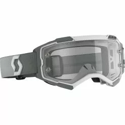 Scott Fury Clear White Grey Goggles
