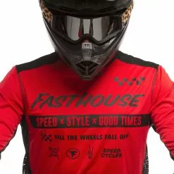Fasthouse Grindhouse Domingo Jersey - Red - M -Outlet Helmets Store 27504008 P 2