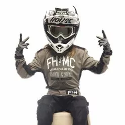 Fasthouse Grindhouse Cypher Youth Jersey - Moss/Grey - S -Outlet Helmets Store 27529721 p 2