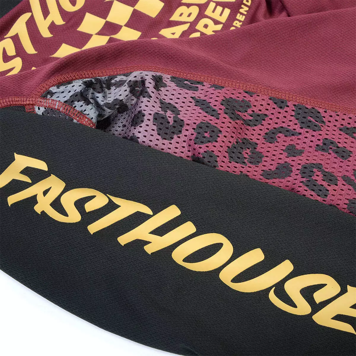 Fasthouse Grindhouse Golden Crew Youth Girls Jersey - Maroon - S 7 Fasthouse Grindhouse Golden Crew Youth Girls Jersey - Maroon - S - Image 5
