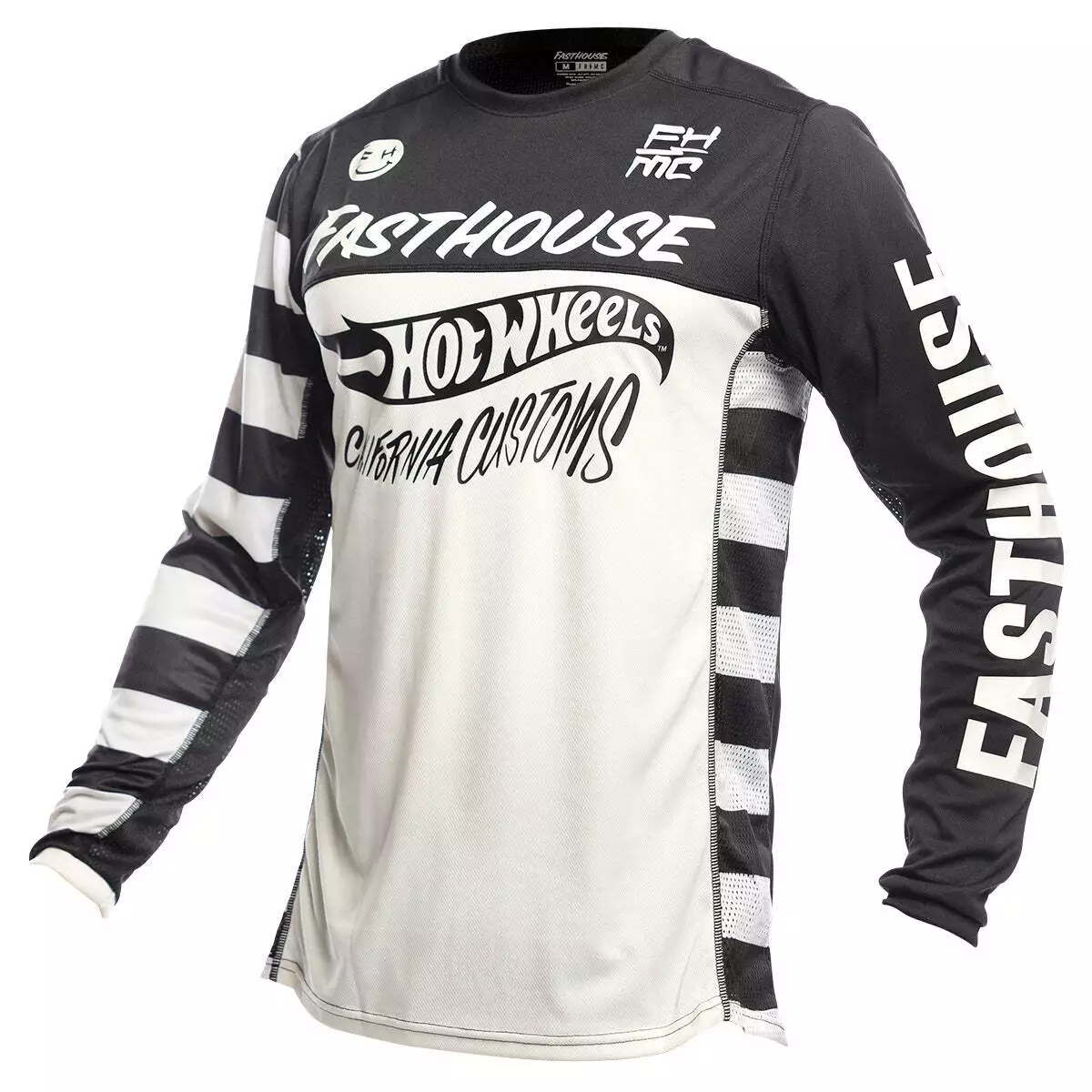 Fasthouse Grindhouse Hot Wheels Jersey - Black/White - S 3 Fasthouse Grindhouse Hot Wheels Jersey - Black/White - S