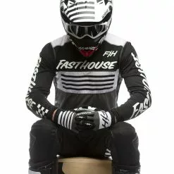 Fasthouse Grindhouse Omega Jersey - Black/Grey - S 11 Fasthouse Grindhouse Omega Jersey - Black/Grey - S -Outlet Helmets Store 28020708 p 2