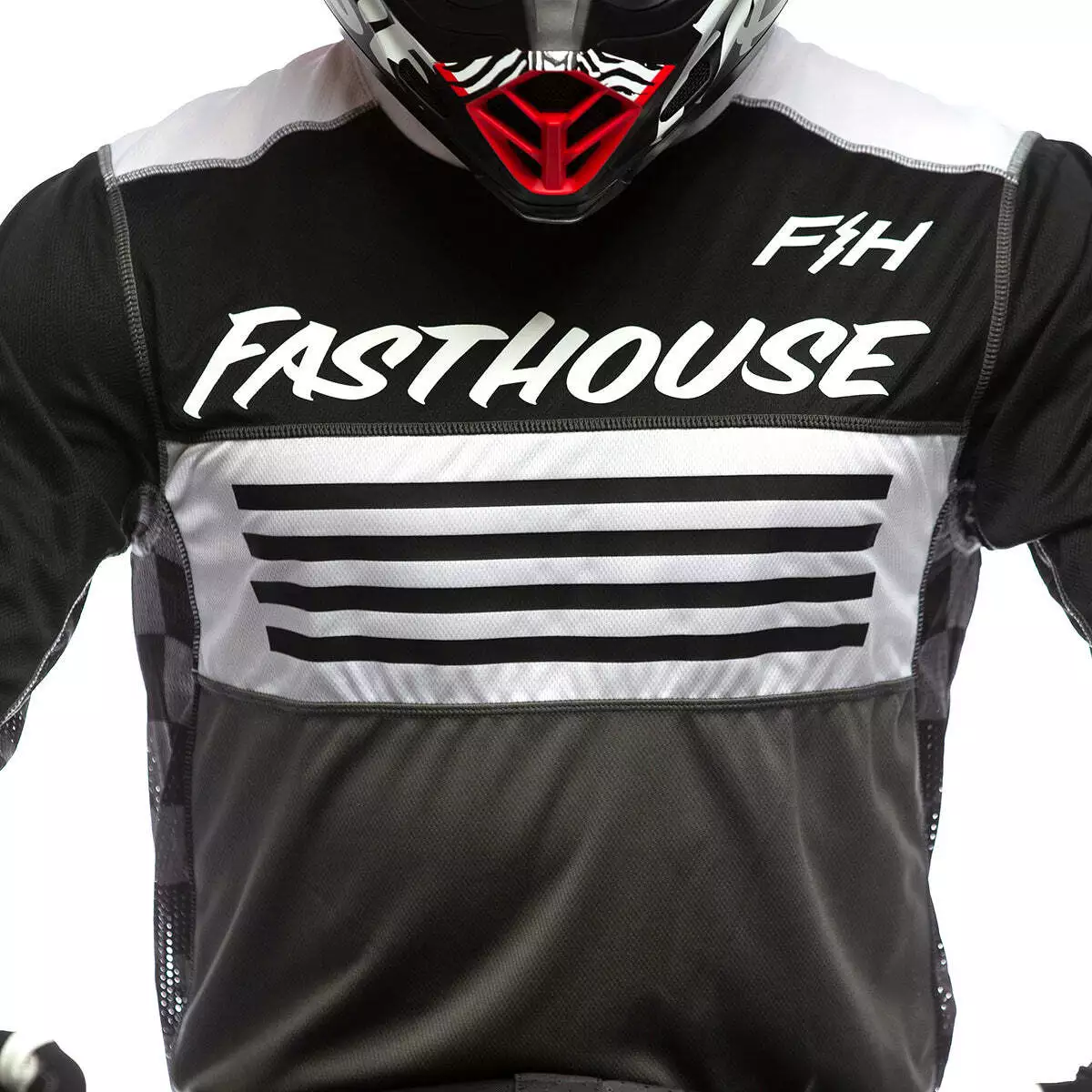 Fasthouse Grindhouse Omega Jersey - Black/Grey - S 7 Fasthouse Grindhouse Omega Jersey - Black/Grey - S - Image 5