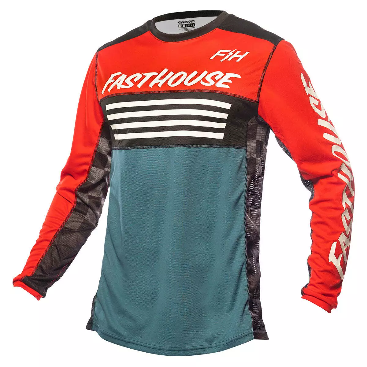 Fasthouse Grindhouse Omega Jersey - Red/White/Blue - S 3 Fasthouse Grindhouse Omega Jersey - Red/White/Blue - S