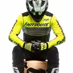 Fasthouse Grindhouse Omega Jersey - Hi Vis/Black - S 11 Fasthouse Grindhouse Omega Jersey - Hi Vis/Black - S -Outlet Helmets Store 28025008 p 2