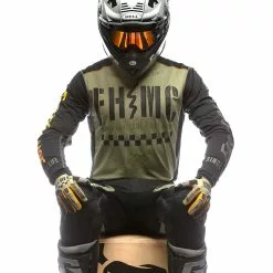 Fasthouse Off-Road Grindhouse Charge Jersey - Dusty Olive/Black - S 12 Fasthouse Off-Road Grindhouse Charge Jersey - Dusty Olive/Black - S -Outlet Helmets Store 28089008 p 2