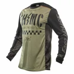 Fasthouse Off-Road Grindhouse Charge Jersey - Dusty Olive/Black - S