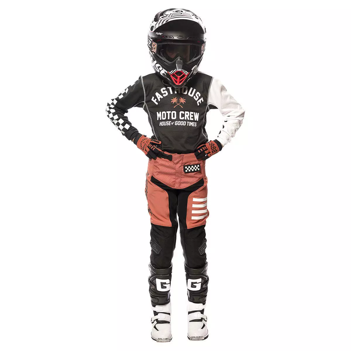 Fasthouse Grindhouse Slammer Youth Girls Jersey - Black/White - XS 8 Fasthouse Grindhouse Slammer Youth Girls Jersey - Black/White - XS - Image 6