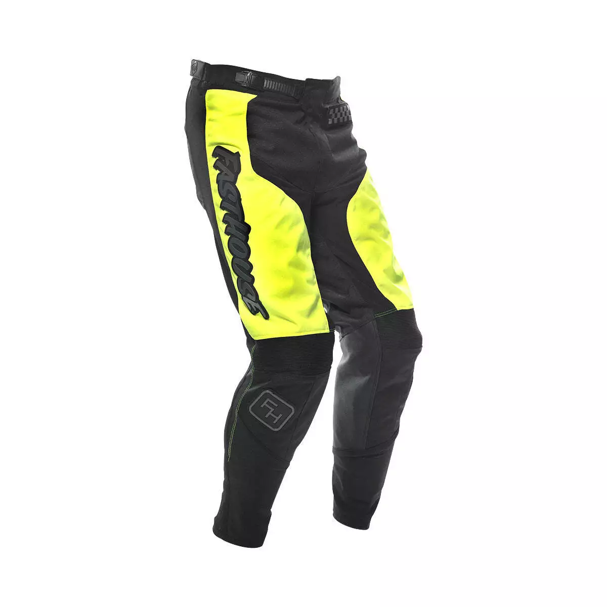 Fasthouse Grindhouse Youth Pants - Black/Hi Vis - Y20 4 Fasthouse Grindhouse Youth Pants - Black/Hi Vis - Y20 - Image 2