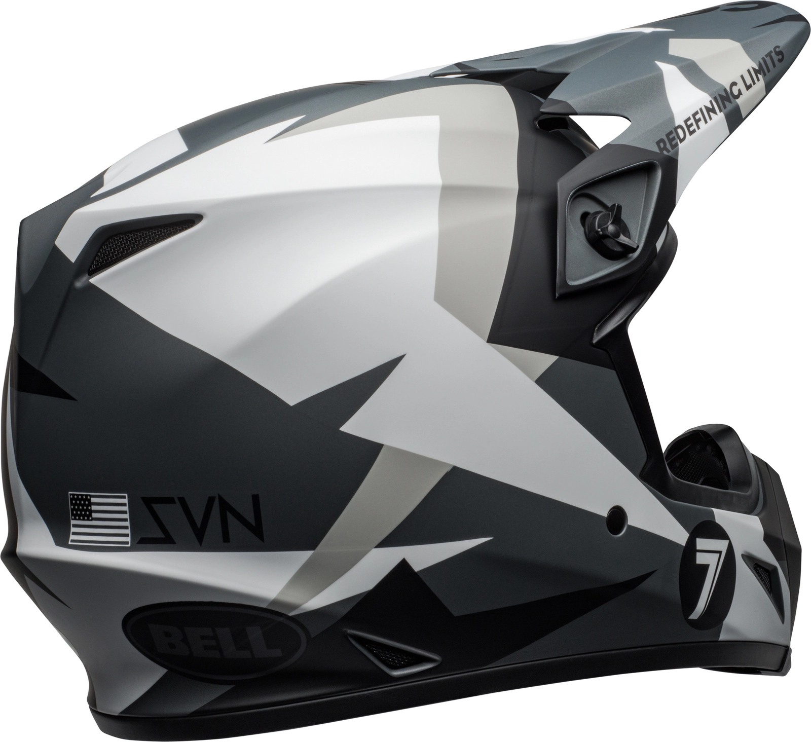 Bell MX-9 MIPS Seven Battleship Matte Black/Grey Helmets - Large - Adult 4 Bell MX-9 MIPS Seven Battleship Matte Black/Grey Helmets - Large - Adult - Image 2