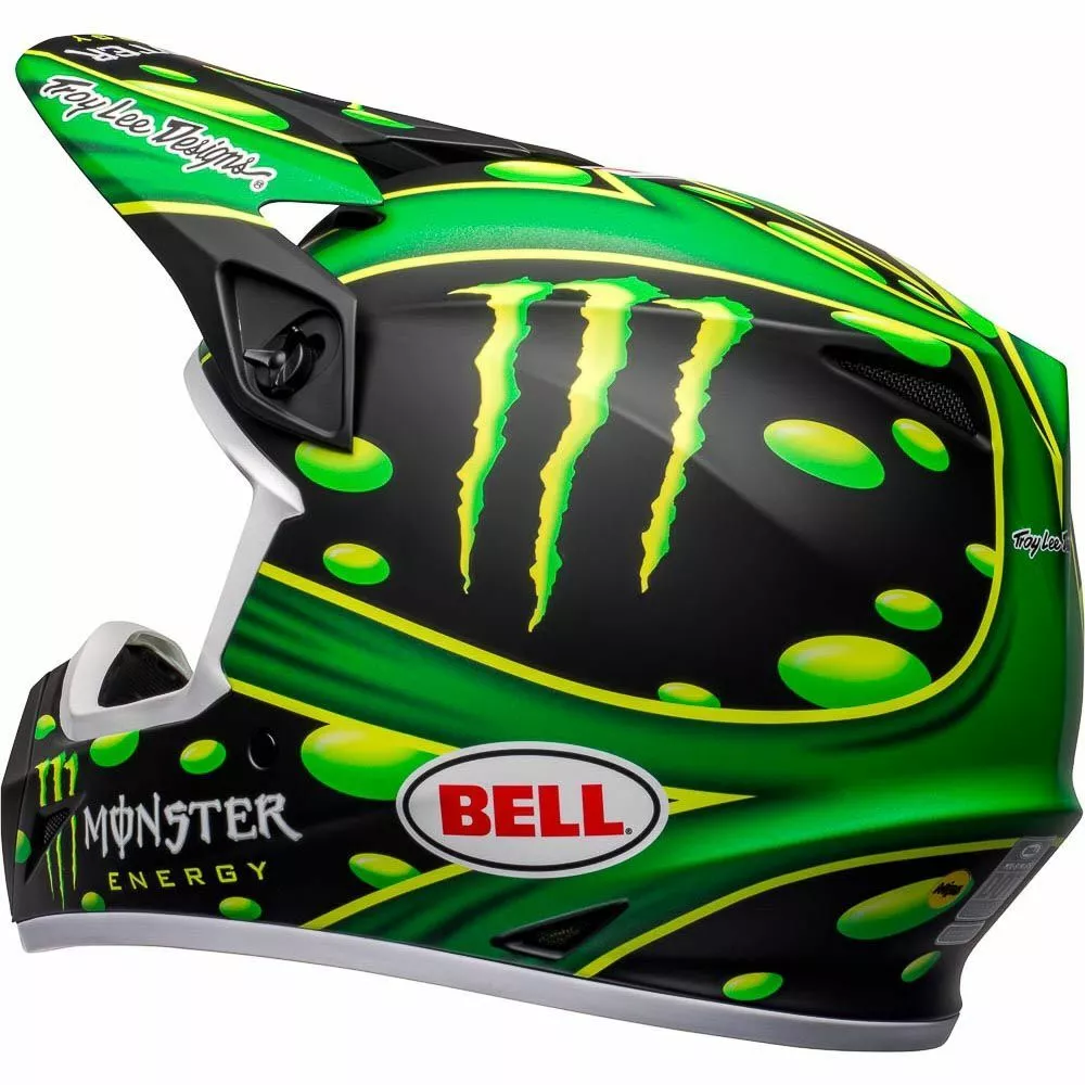 Bell MX-9 MIPS SE Showtime Matte Black Green Helmet - Unisex - Medium - Adult - Black/Green 4 Bell MX-9 MIPS SE Showtime Matte Black Green Helmet - Unisex - Medium - Adult - Black/Green - Image 2