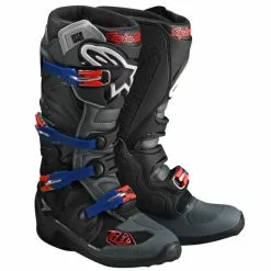 TLD X Alpinestars Tech 7 Black Grey Boots
