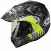 Arai XD-4 Cover Matte Black Yellow Helmet -Outlet Helmets Store AH30CFY4 P