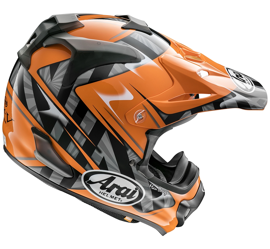 Arai VX-Pro 4 Scoop Helmet - Black/Orange - L 4 Arai VX-Pro 4 Scoop Helmet - Black/Orange - L - Image 2
