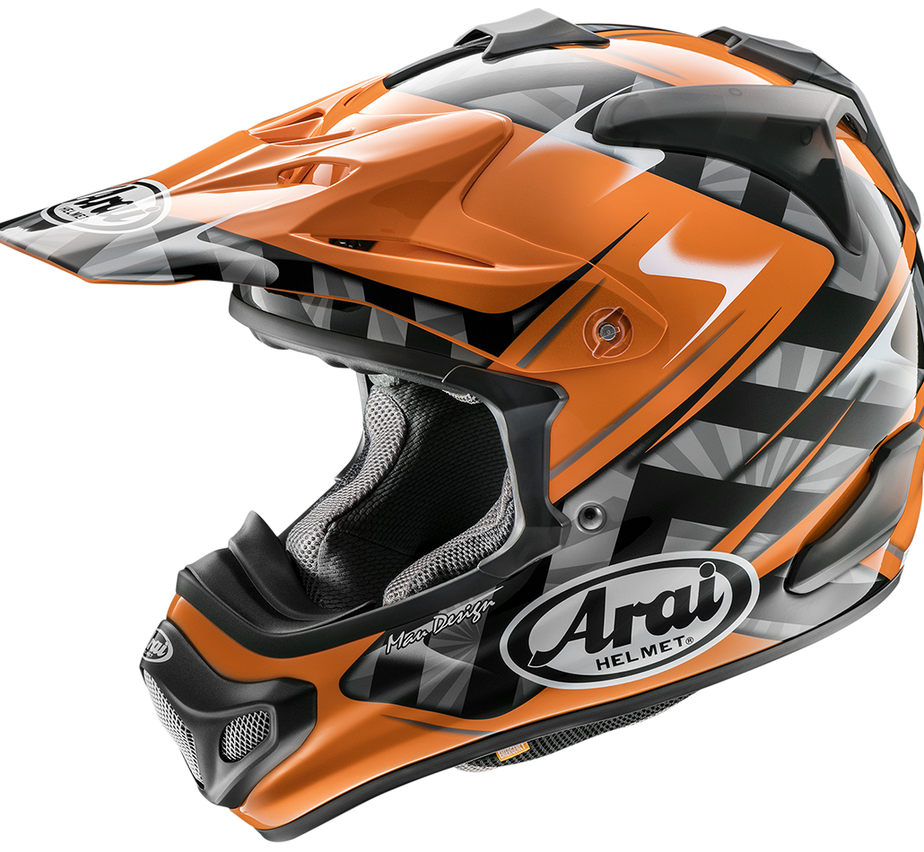Arai VX-Pro 4 Scoop Helmet - Black/Orange - L 3 Arai VX-Pro 4 Scoop Helmet - Black/Orange - L