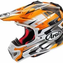 Arai VX-Pro 4 Tip Orange Helmet - X-Small - Adult - Orange/Black/White