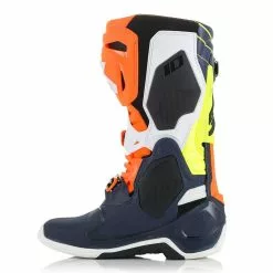 Alpinestars Tech 10 LE Nationa 19 Blue Orange And Yellow Boots -Outlet Helmets Store AS2010019734509 p 2