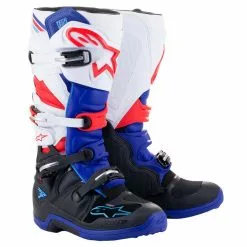 Alpinestars Tech 7 Boots - Black/Blue/Red/White - 9