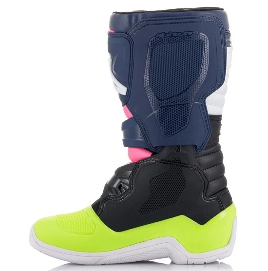 Alpinestars Youth Tech 3S V2 Black Blue Pink Boots - Black/Blue/Pink - 4 4 Alpinestars Youth Tech 3S V2 Black Blue Pink Boots - Black/Blue/Pink - 4 - Image 2