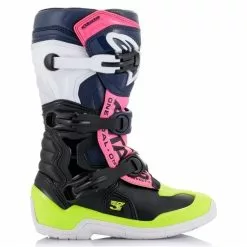 Alpinestars Youth Tech 3S V2 Black Blue Pink Boots - Black/Blue/Pink - 4 7 Alpinestars Youth Tech 3S V2 Black Blue Pink Boots - Black/Blue/Pink - 4 -Outlet Helmets Store AS201401817604 2