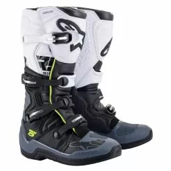 Alpinestars Tech 5 Black Grey White Boots - Unisex - 9