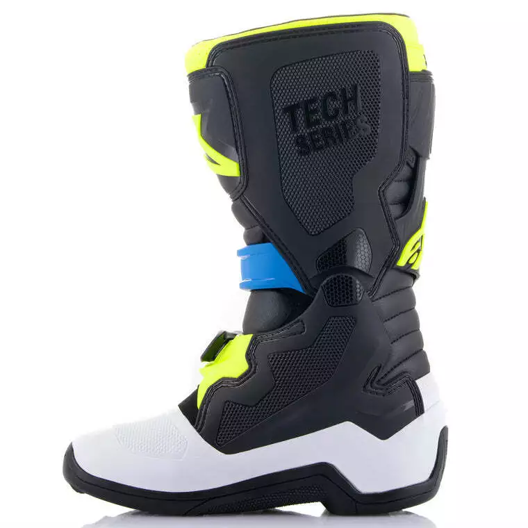 Alpinestars Tech 7S Youth Boots - Black/Enamel/Blue/Yellow - 5 5 Alpinestars Tech 7S Youth Boots - Black/Enamel/Blue/Yellow - 5 - Image 3