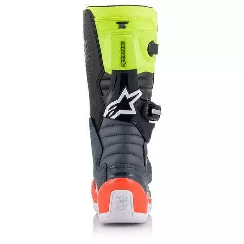 Alpinestars Youth Tech 7S Boots - Black/Grey/Red/Yellow - 6 4 Alpinestars Youth Tech 7S Boots - Black/Grey/Red/Yellow - 6 - Image 2