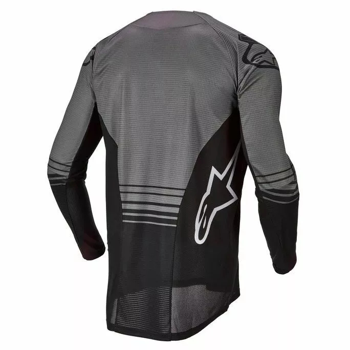 Alpinestars 2022 Techstar Graphite Jersey - Grey/Black - XL 4 Alpinestars 2022 Techstar Graphite Jersey - Grey/Black - XL - Image 2