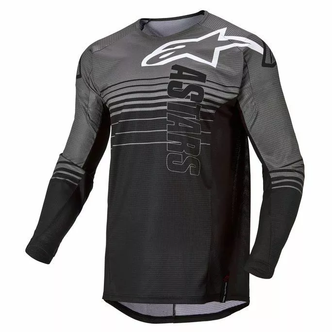Alpinestars 2022 Techstar Graphite Jersey - Grey/Black - XL 3 Alpinestars 2022 Techstar Graphite Jersey - Grey/Black - XL