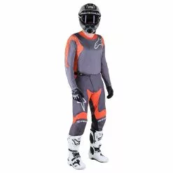 Alpinestars 2023 Racer Hoen Jersey - Magnet/Orange - S 8 Alpinestars 2023 Racer Hoen Jersey - Magnet/Orange - S -Outlet Helmets Store AS3761323924156 2