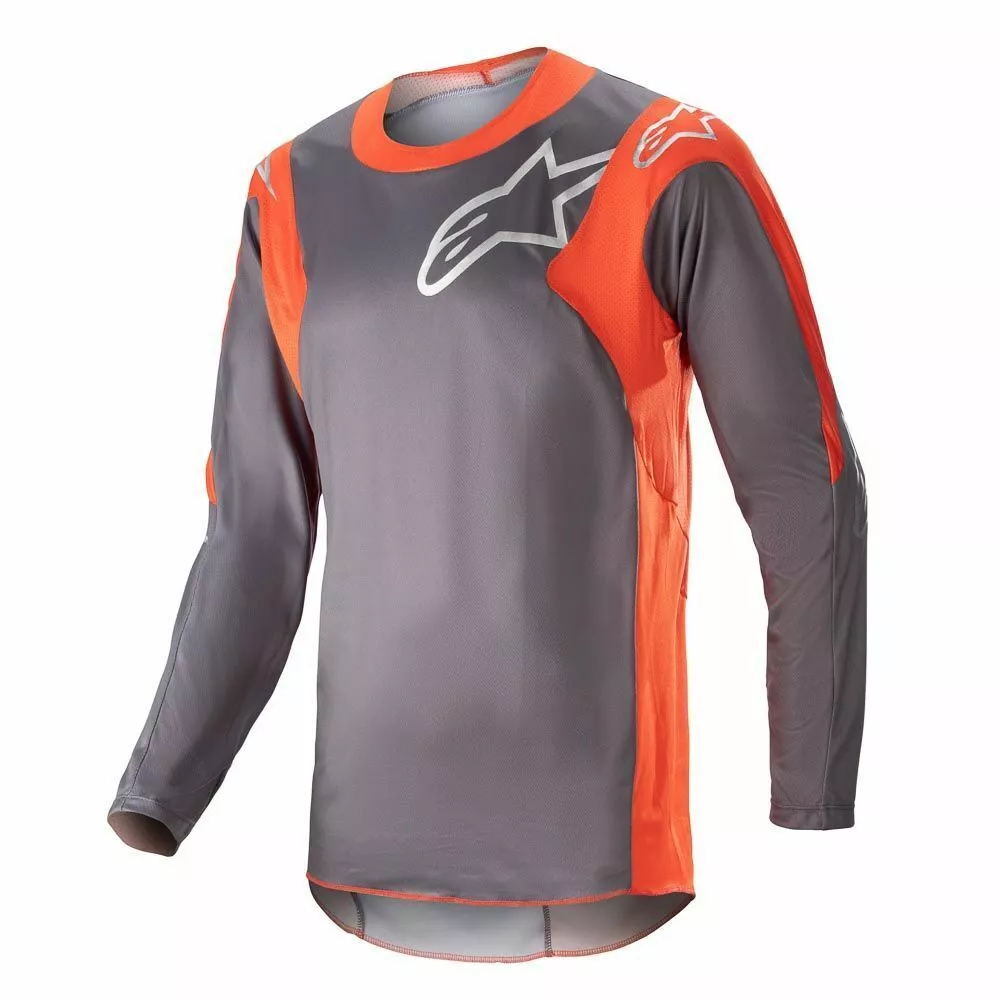 Alpinestars 2023 Racer Hoen Jersey - Magnet/Orange - S 3 Alpinestars 2023 Racer Hoen Jersey - Magnet/Orange - S