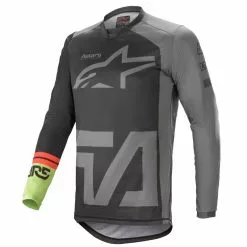 Alpinestars Youth Racer Compass Black Grey Jersey - Black - Small - Youth