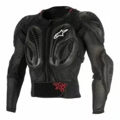 Alpinestars Youth Bionic Action Black Red Jacket - Red - Large/X-Large - Youth